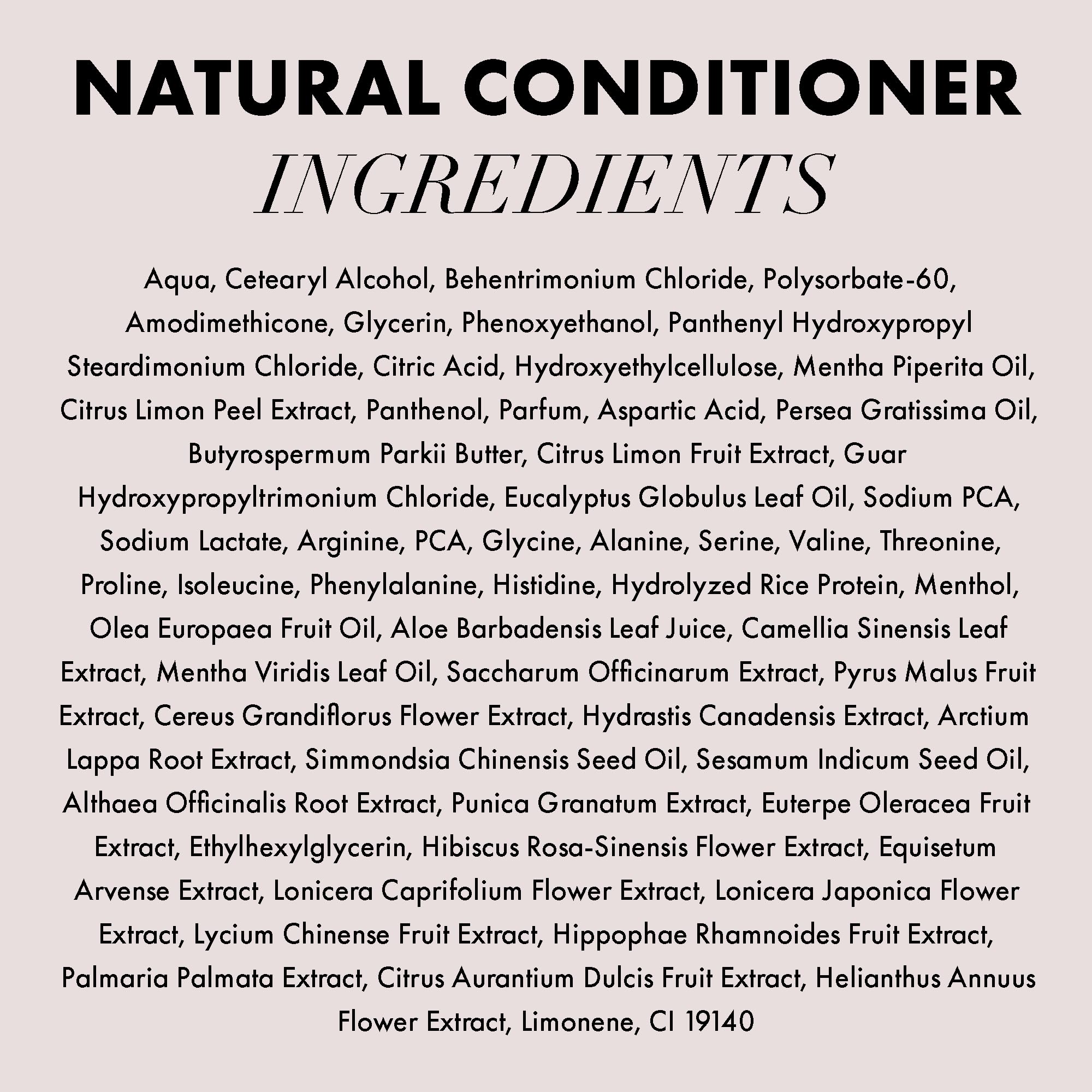 Hanz de Fuko Conditionneur Naturel — soin nourrissant pouvant apaiser le cuir chevelu après shampooing.