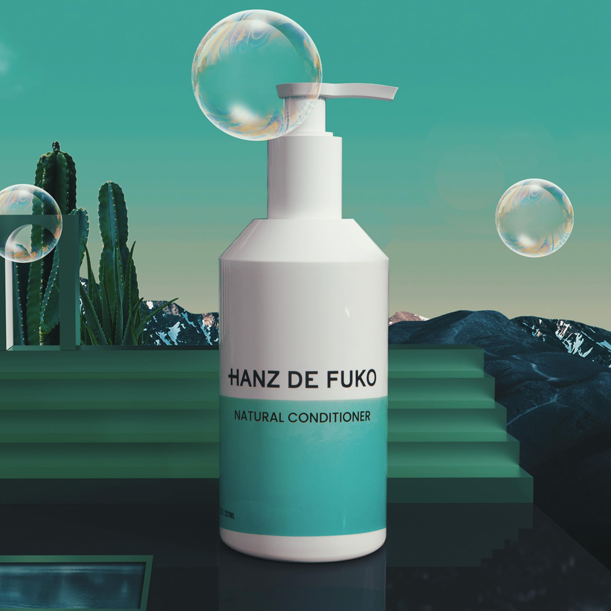 Hanz de Fuko Conditionneur Naturel — ingrédients botaniques riches pour calmer le cuir chevelu.