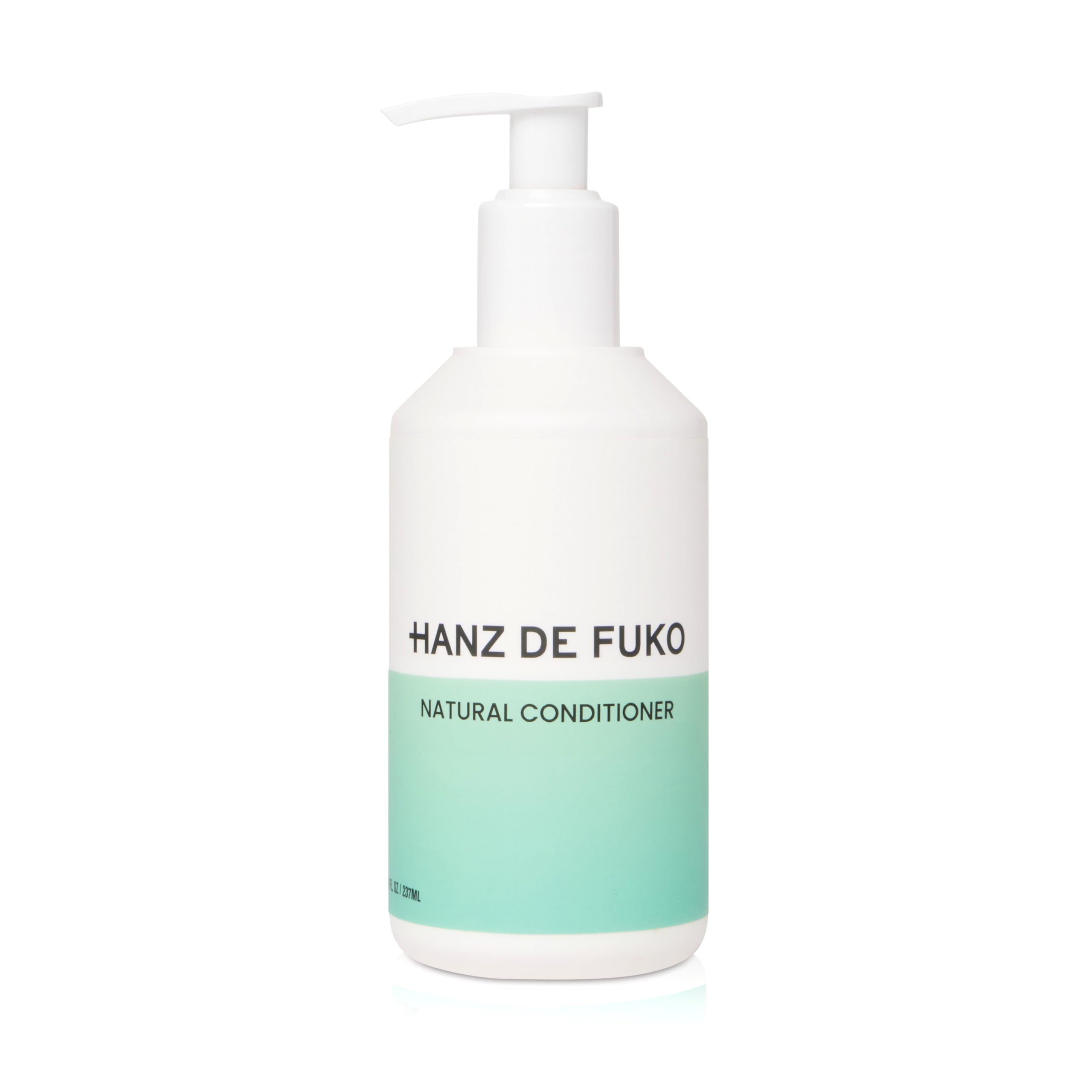 Hanz de Fuko Conditionneur Naturel Premium — flacon 8 oz offrant hydratation durable et soin capillaire.