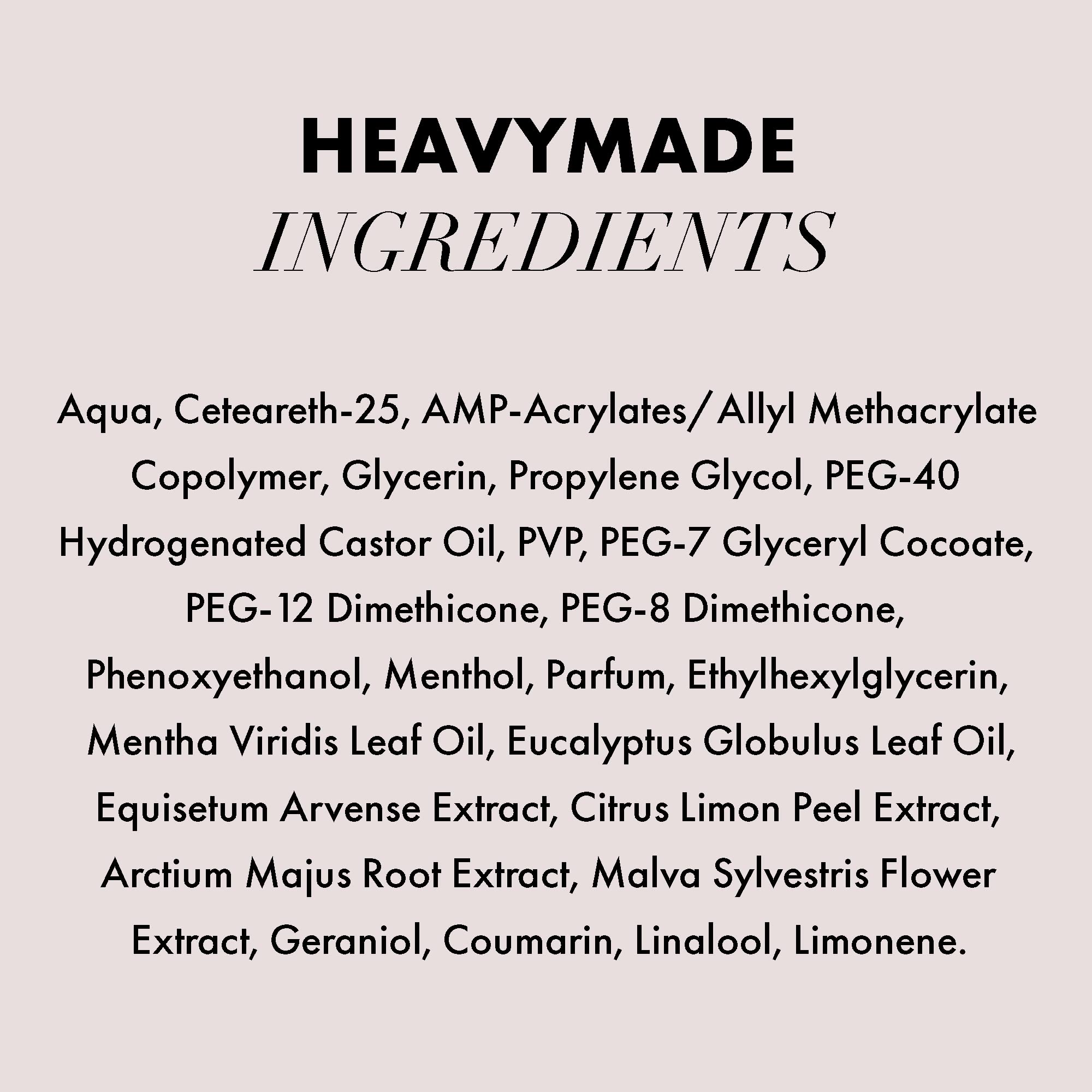 Tamaño de viaje ideal para retocar en cualquier lugar con Heavymade.