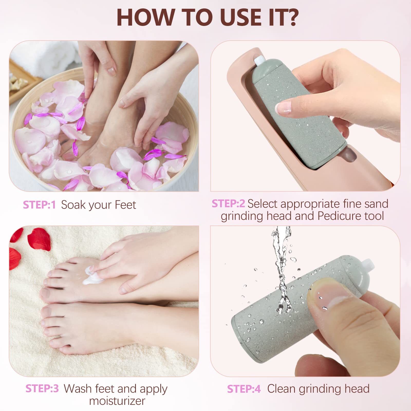 Haootadiy lima de pies: acero inoxidable para afinar la piel