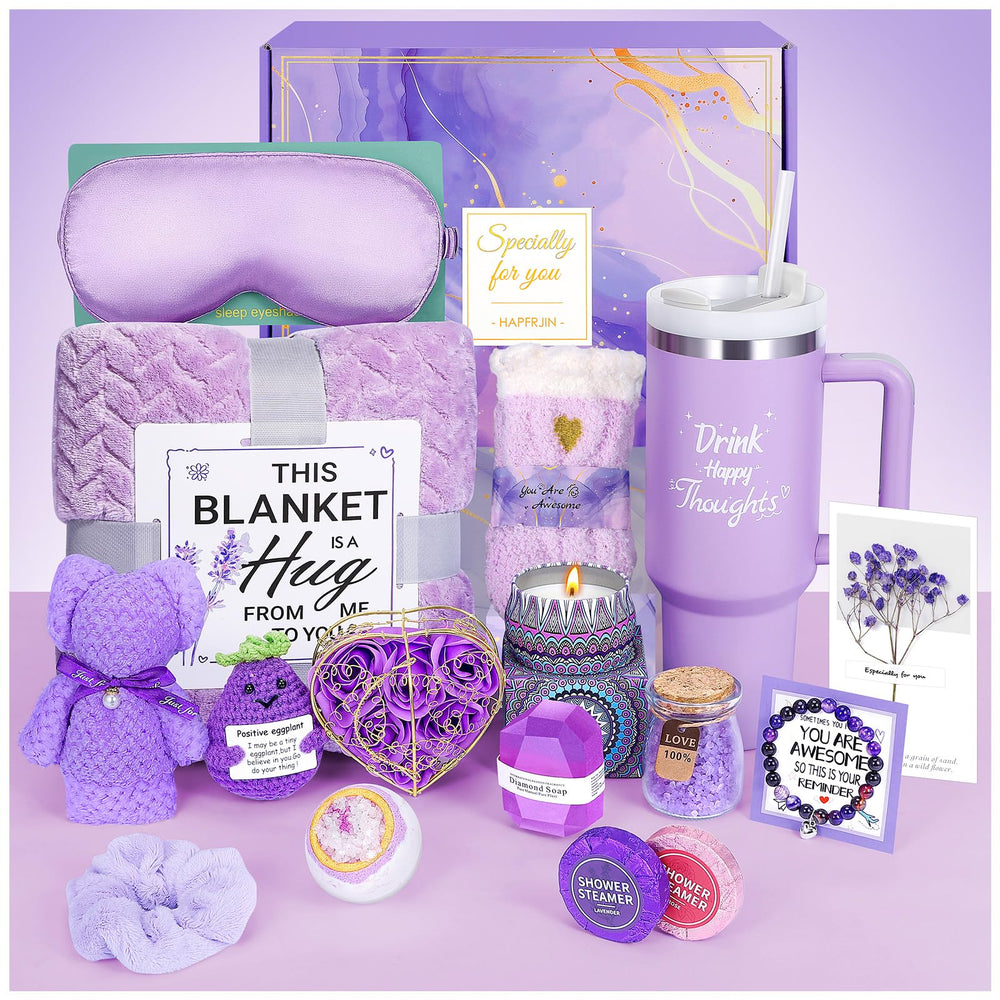 HAPFRJIN: caja-regalos-bienestar-mujer, ideal para regalo y momentos de relajación en casa.