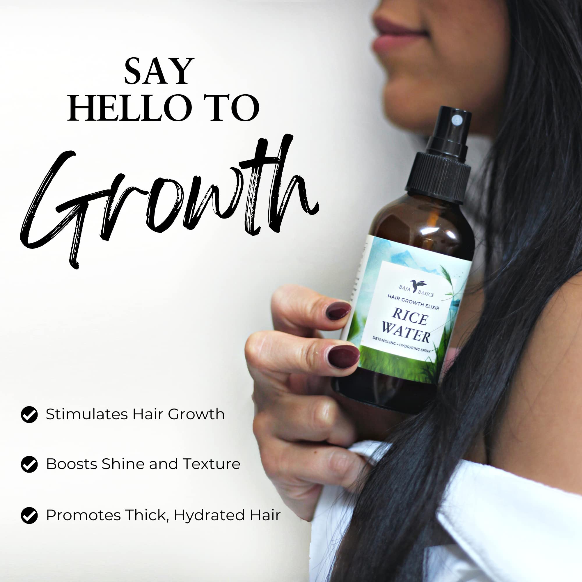 HAPPIE HUMMINGBYRD: spray de aplicación para el cabello, facilita desenredar y acondicionar