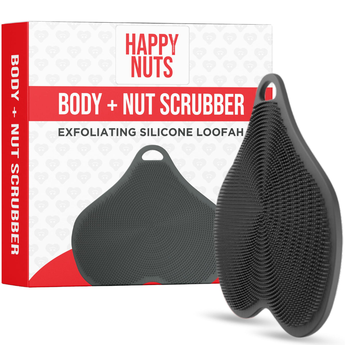 Happy Nuts exfoliante corporal de silicona para exfoliación profunda en la ducha