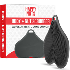 Happy Nuts exfoliante corporal de silicona para exfoliación profunda en la ducha