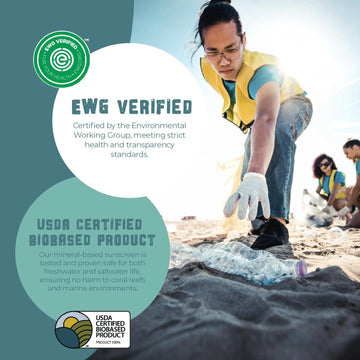 Happy Ocean SPF 45: envase biodegradable cuida del planeta.