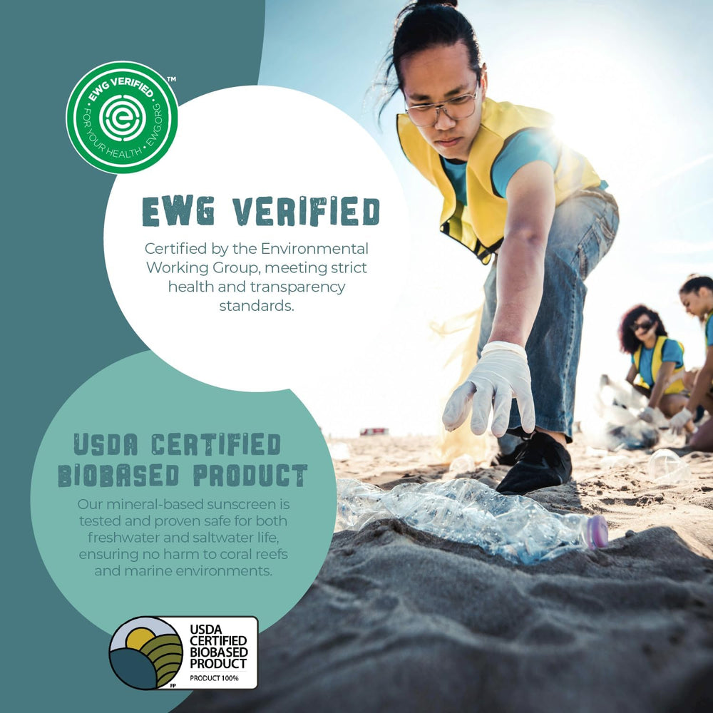 Happy Ocean SPF 45: envase biodegradable cuida del planeta.