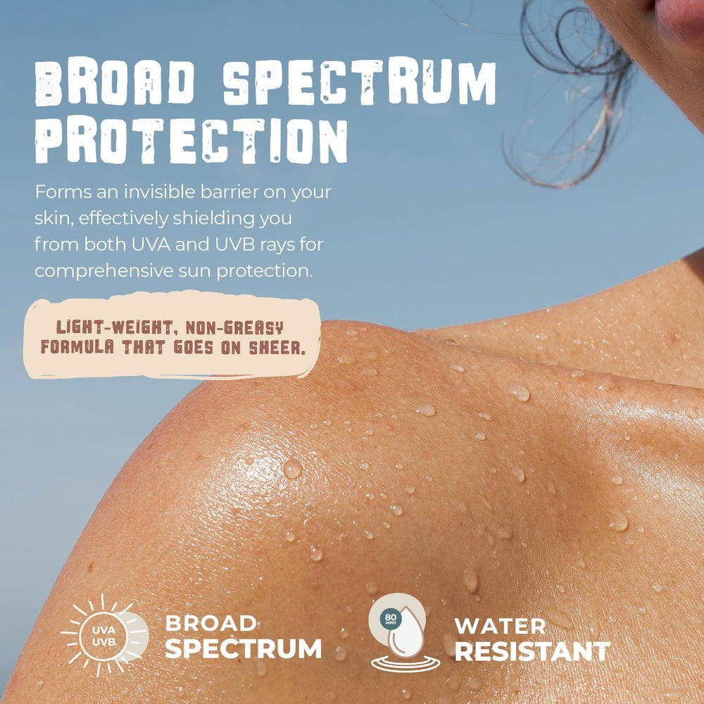 Happy Ocean SPF 45: protección resistente al agua para la playa.
