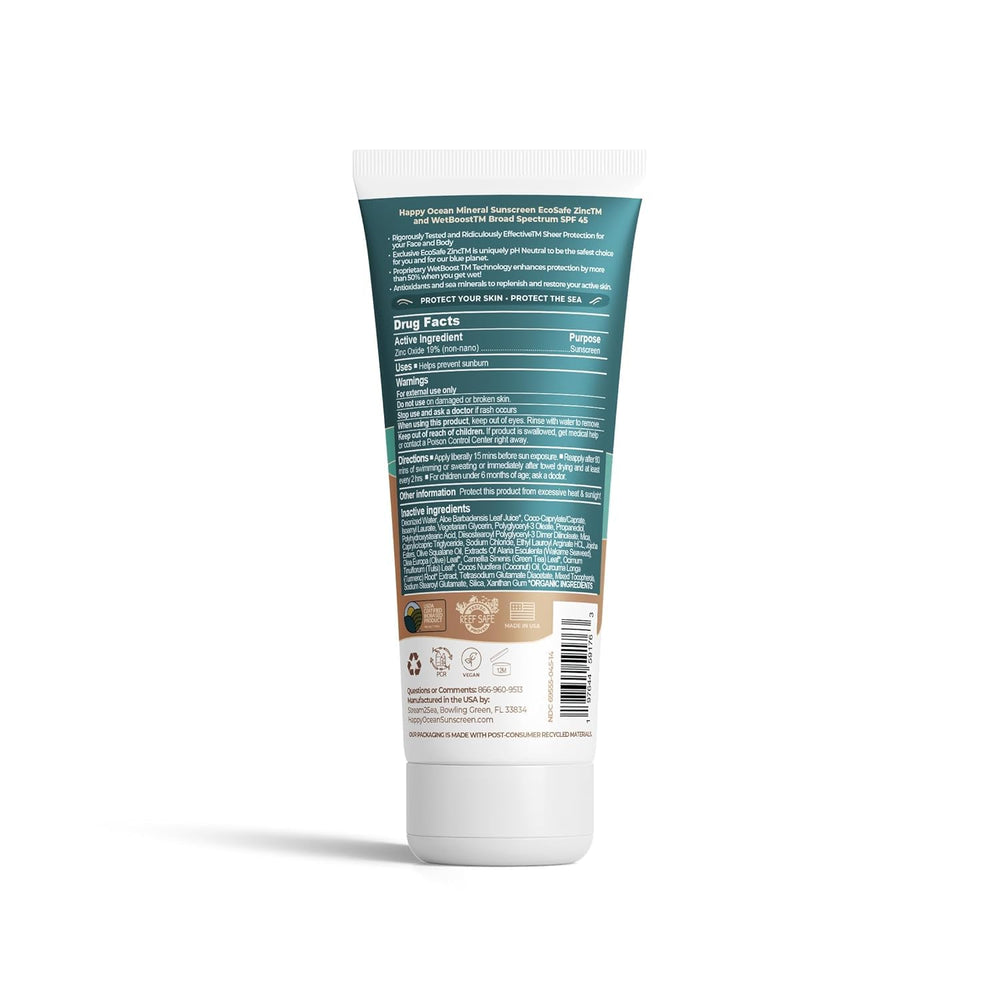 Happy Ocean SPF 45: tamaño de viaje perfecto para salidas.
