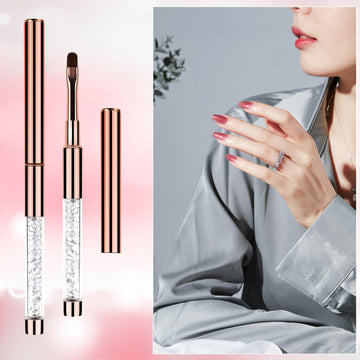 Diseño ergonómico con mango rosado dorado para comodidad.