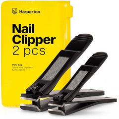 Cortauñas Harperton para uñas gruesas, pack doble práctico para casa.