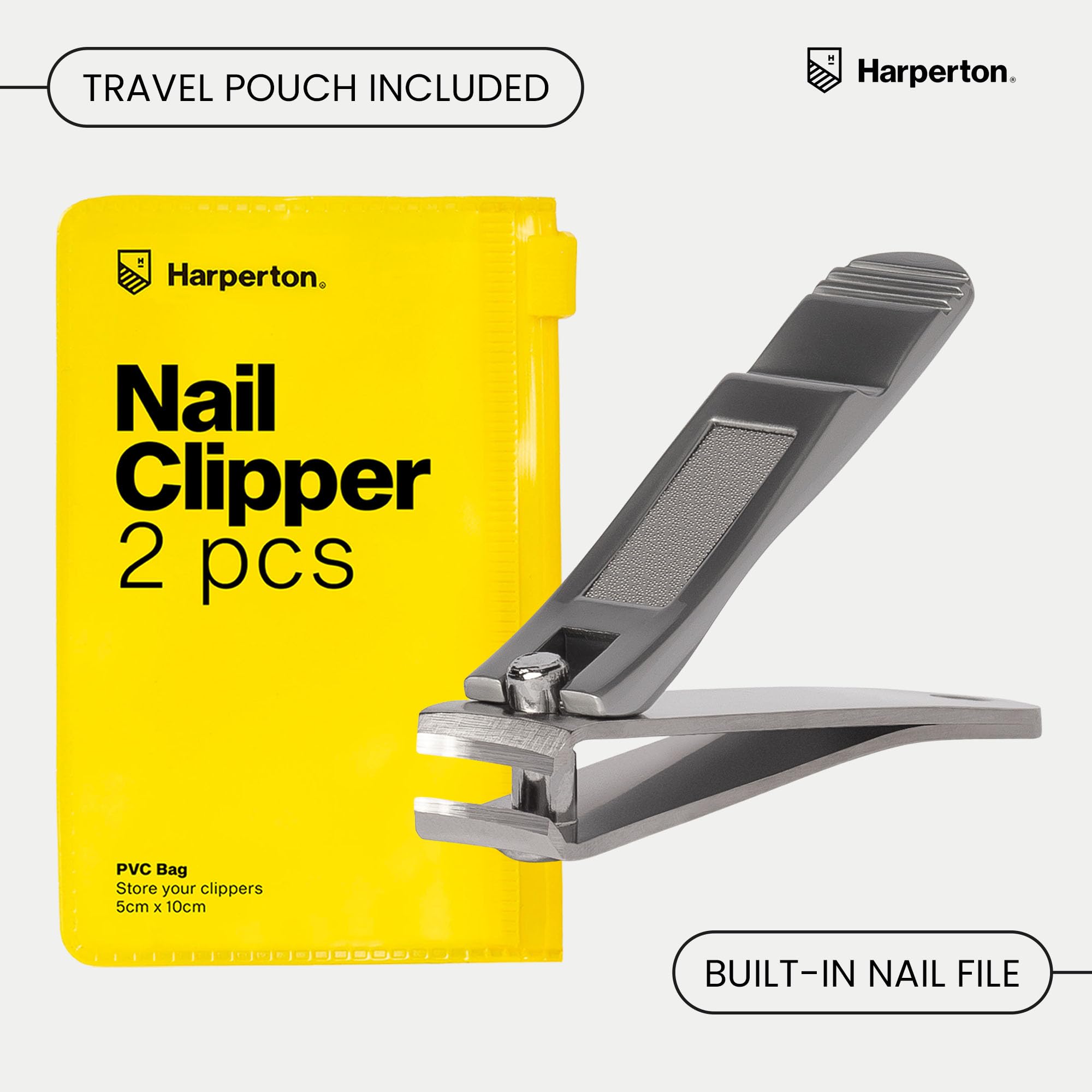 Harperton Clips separados para uñas de manos y pies para higiene.