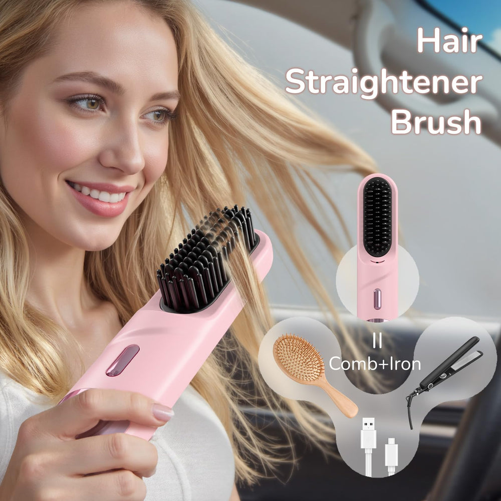 HarrFlow Go Brush Pro 2026: dientes redondeados para desenredar sin tirones.