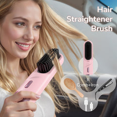 HarrFlow Go Brush Pro 2026: dientes redondeados para desenredar sin tirones.