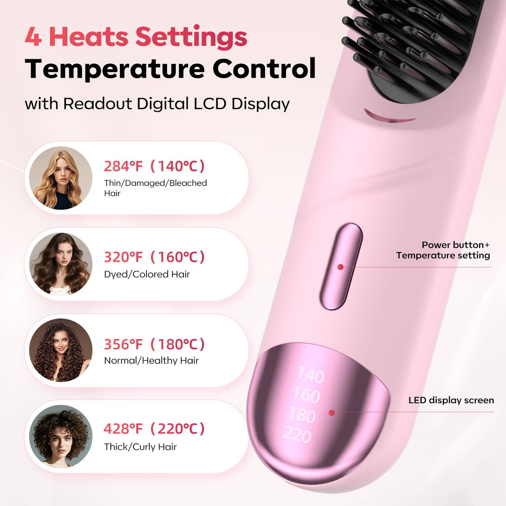 HarrFlow Go Brush Pro 2026, diseño anti-quemaduras para uso diario seguro.