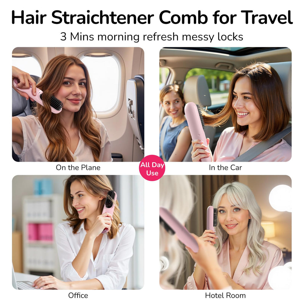 HarrFlow Go Brush Pro 2026: iones negativos 300 millones para cabello más suave.