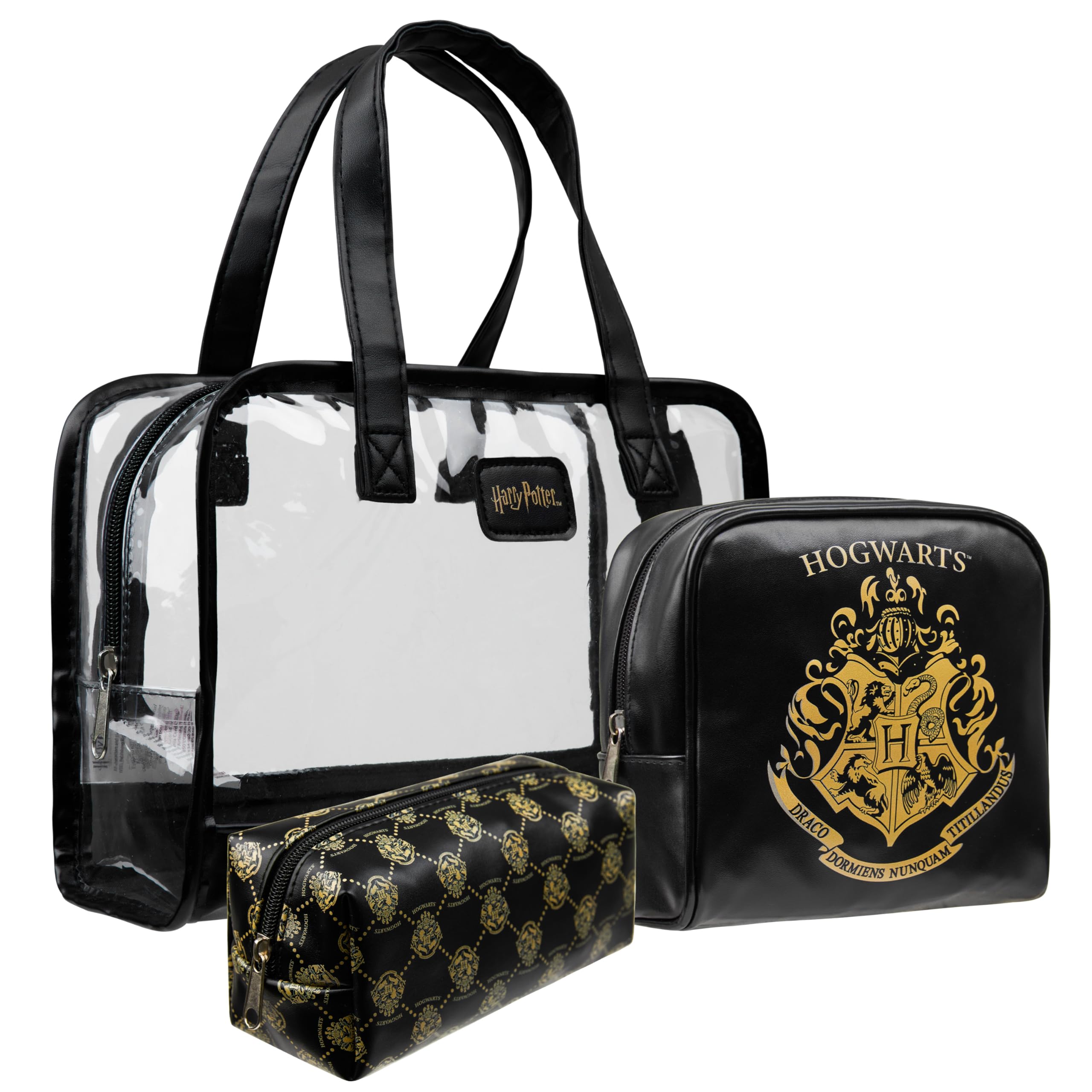 Harry Potter bolso maquillaje grande para viajar y ordenar maquillaje diario.