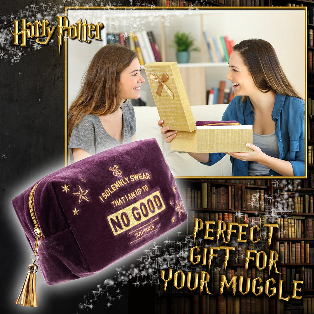 Harry Potter diseño Hogwarts bolsa maquillaje para fans.