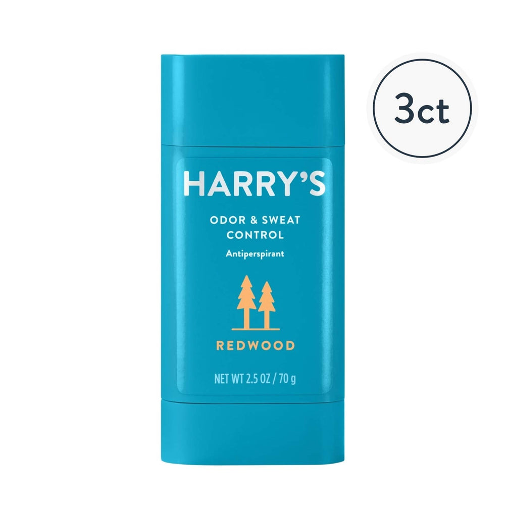 Harry's Redwood desodorante, aplicación suave, se desliza sin residuo.