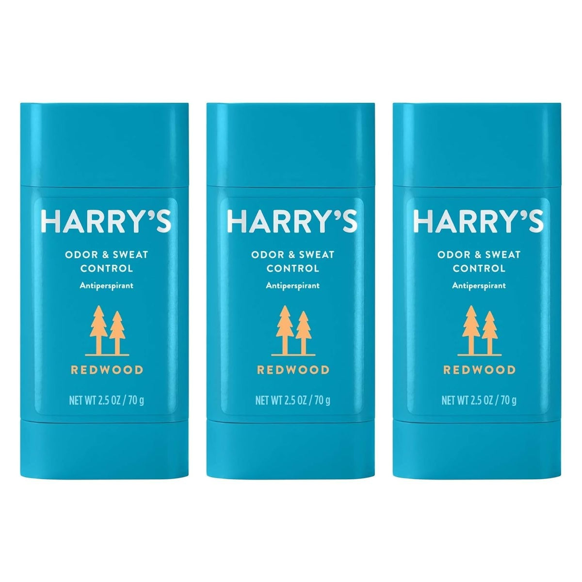 Harry's Redwood desodorante, botella visible, protección 24h para uso diario.