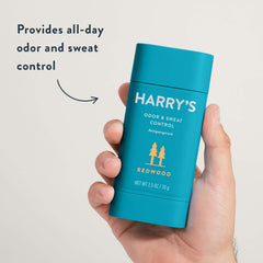 Harry's Redwood desodorante, pack de 3, opción de regalo para hombres.