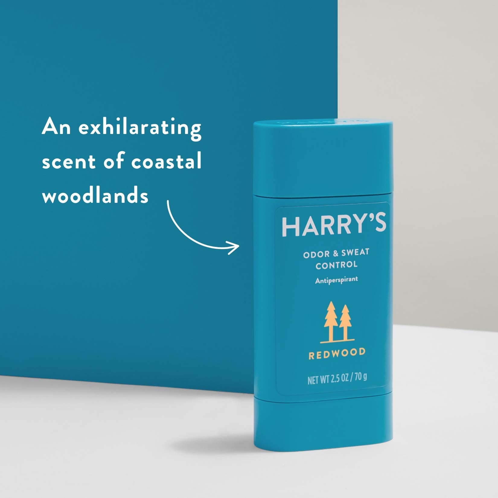 Harry's Redwood desodorante, ideal para uso diario en ritmo activo.