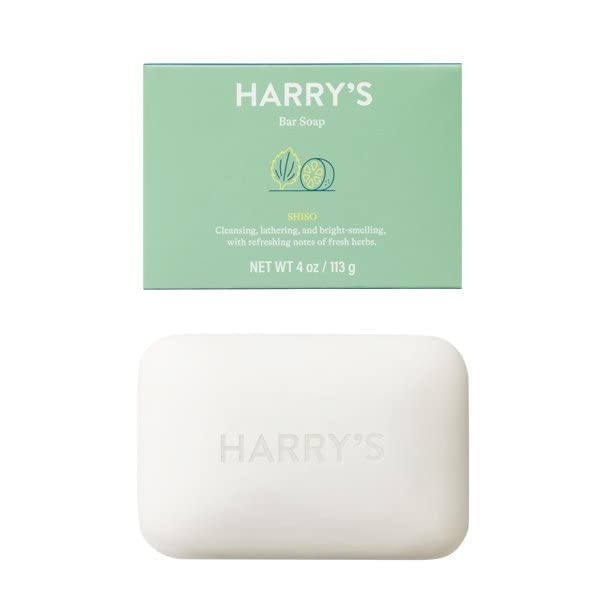 Harry's barra jabón Shiso: fragancia herbal para una ducha revitalizante