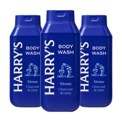 Harry's Gel de Ducha Piedra: botella de 16 oz con espuma cremosa para piel suave