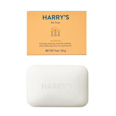 Harry's savon-barre pour homme, vue d'ensemble du coffret bois-séquoia, prêt à l'emploi.