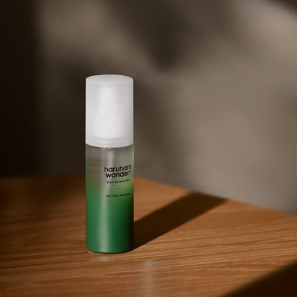 HARUHARU Wonder Black Bamboo Mist: ingredientes bambú negro fermentado para una piel más firme y suave