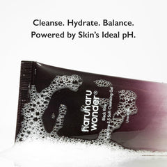 HARUHARU Wonder Black Rice: limpieza diaria suave para piel calmada y limpia.