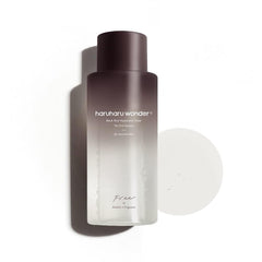 HARUHARU Wonder Black Rice Toner, bote: hidratación suave para piel sensible.