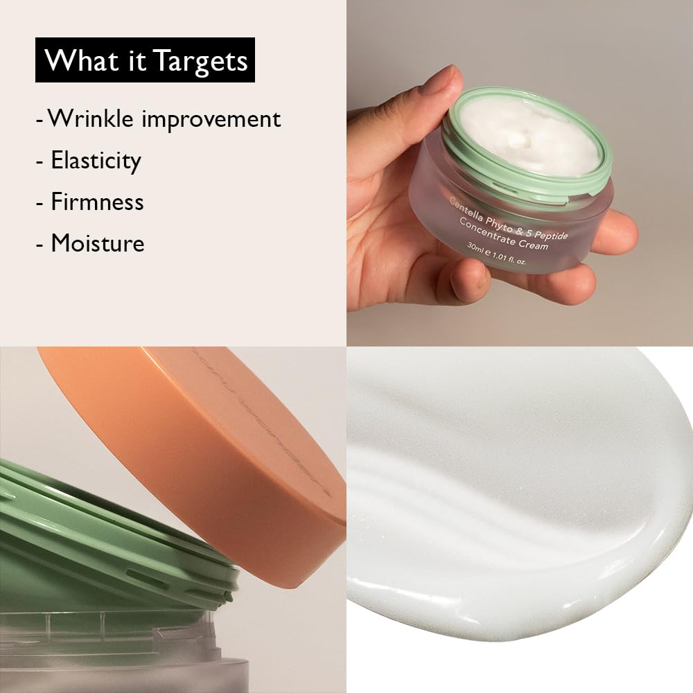 HARUHARU Wonder Centella Phyto & 5 Peptide crema, muestra del envase