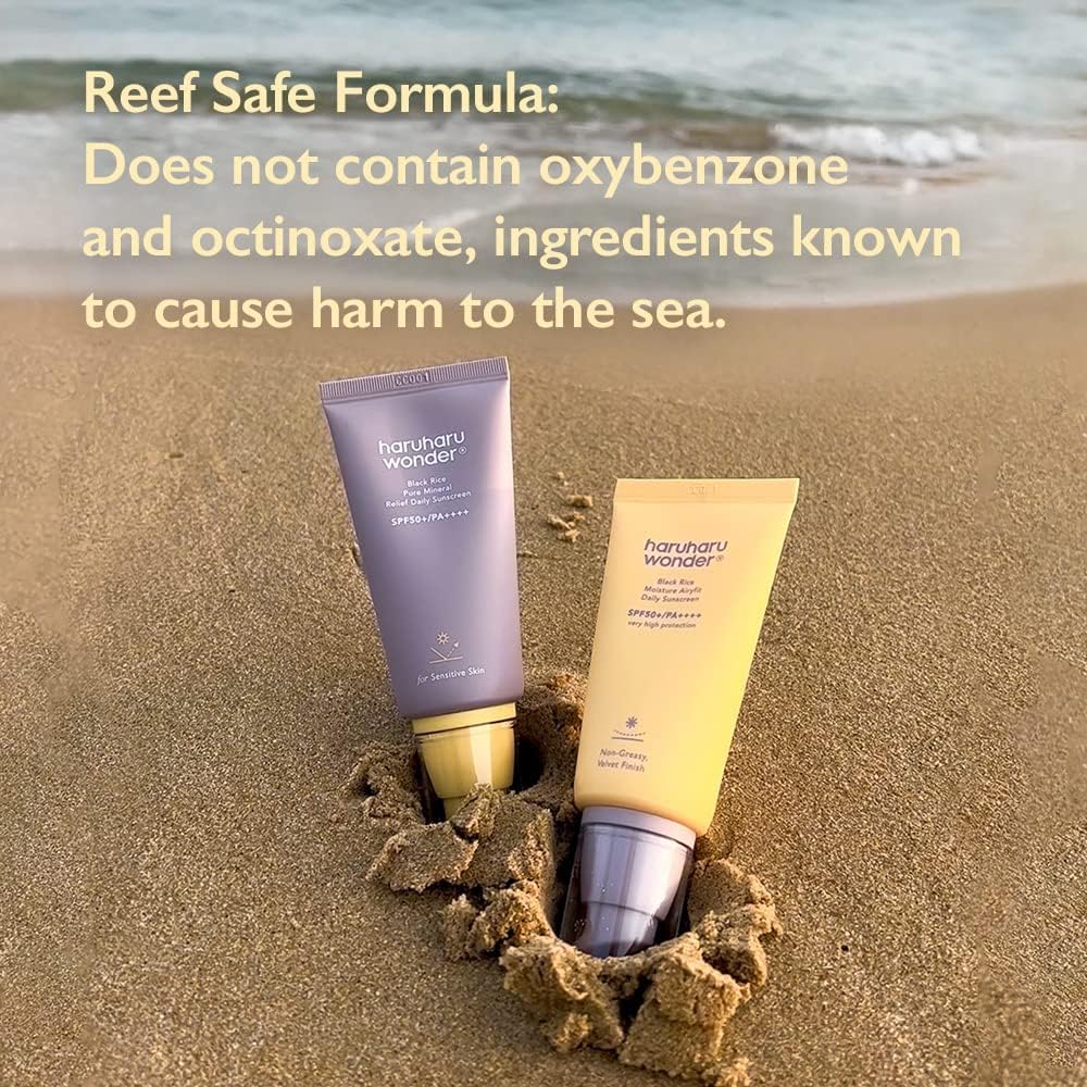 Fórmula segura para arrecifes, libre de oxybenzone y octinoxato.