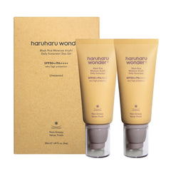 HARUHARU Wonder protector solar, envase sin aire para mantener la fórmula estable.