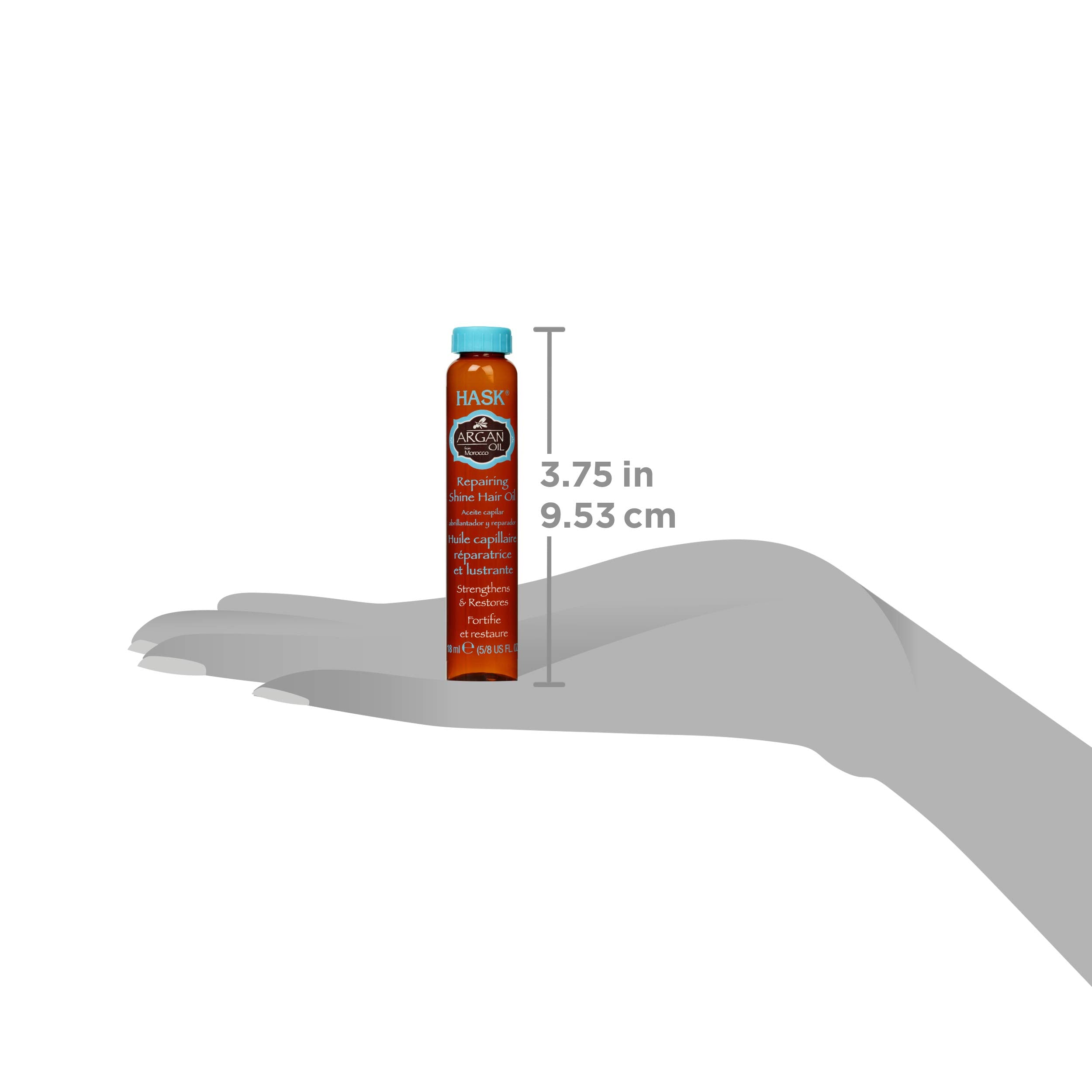 HASK Aceite Reparador sin parabenos en vial para cabello sensible