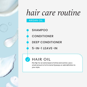 Producto HASK Argan Repairing libre de sulfatos para cuidado suave