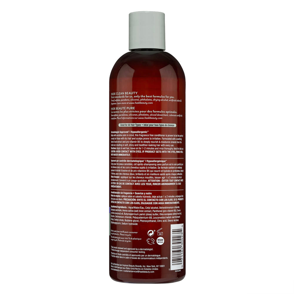 Empaque de diseño mínimo de HASK, fácil de almacenar.