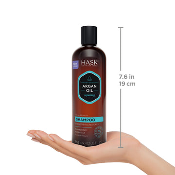 HASK Condicionador 12oz: envase cómodo para rutina capilar.