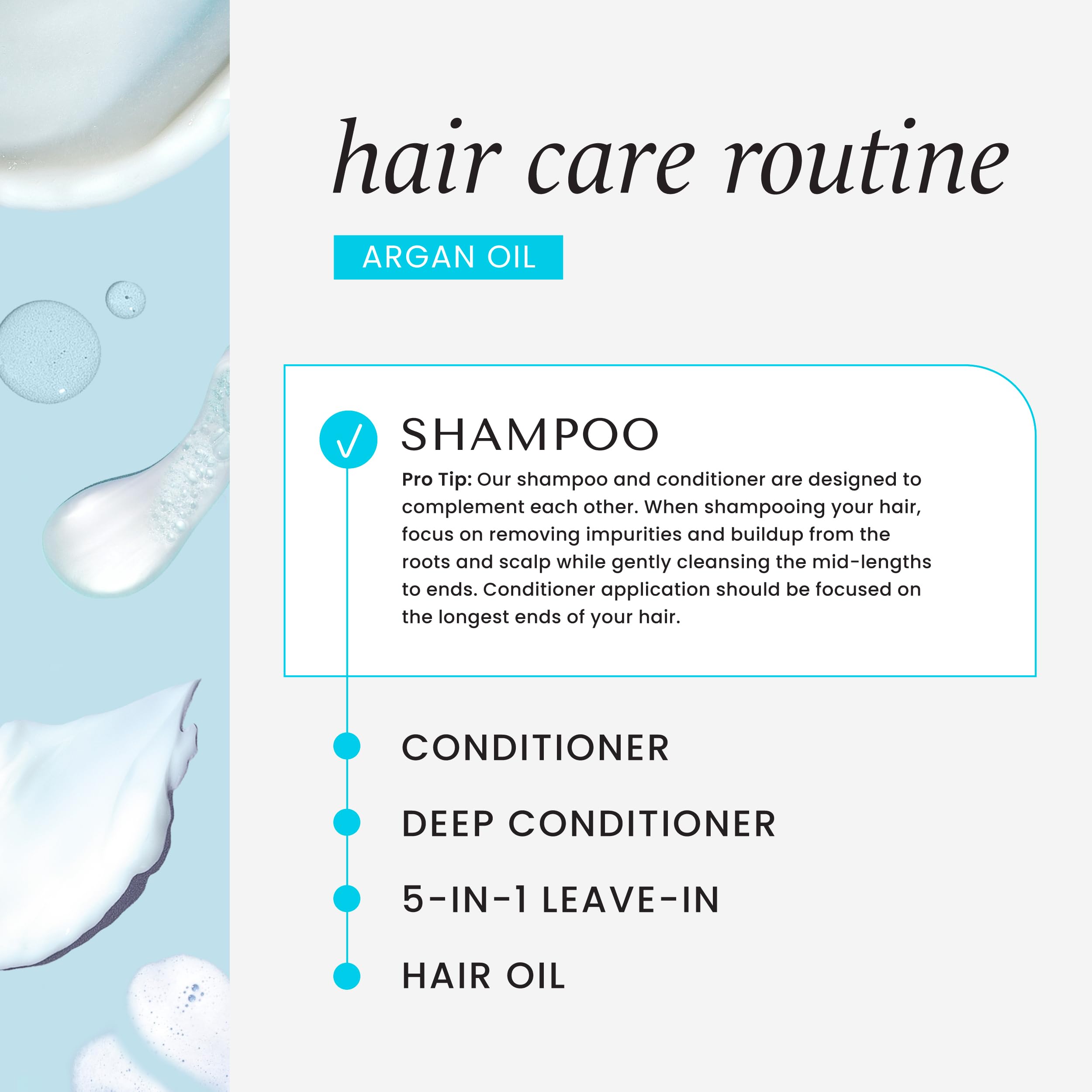 HASK Shampoo 12oz: envase práctico para cuidado diario.