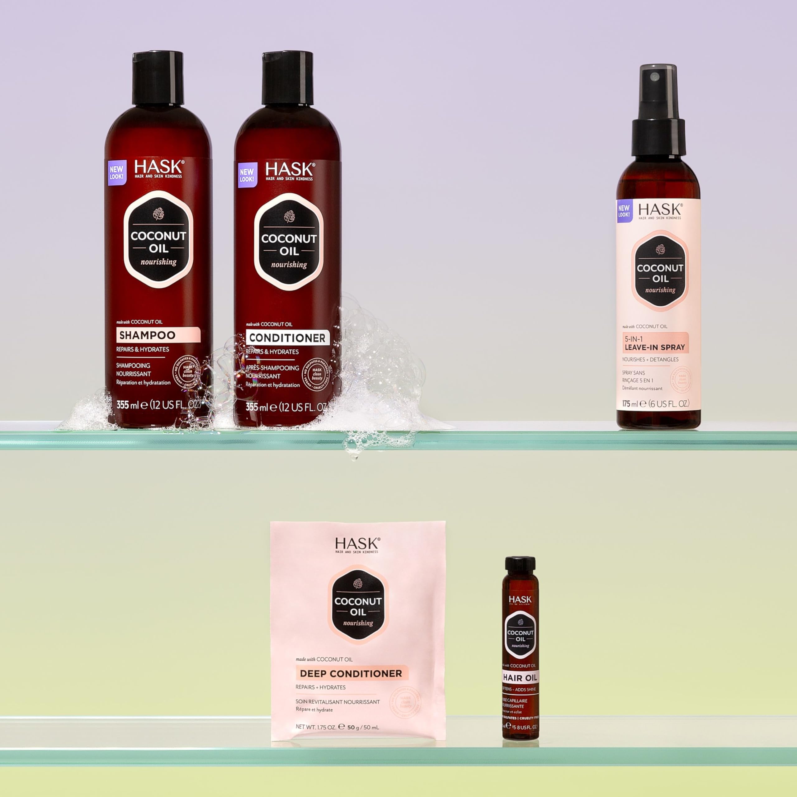 Uso diario para cabello suave, hidratado y protegido.