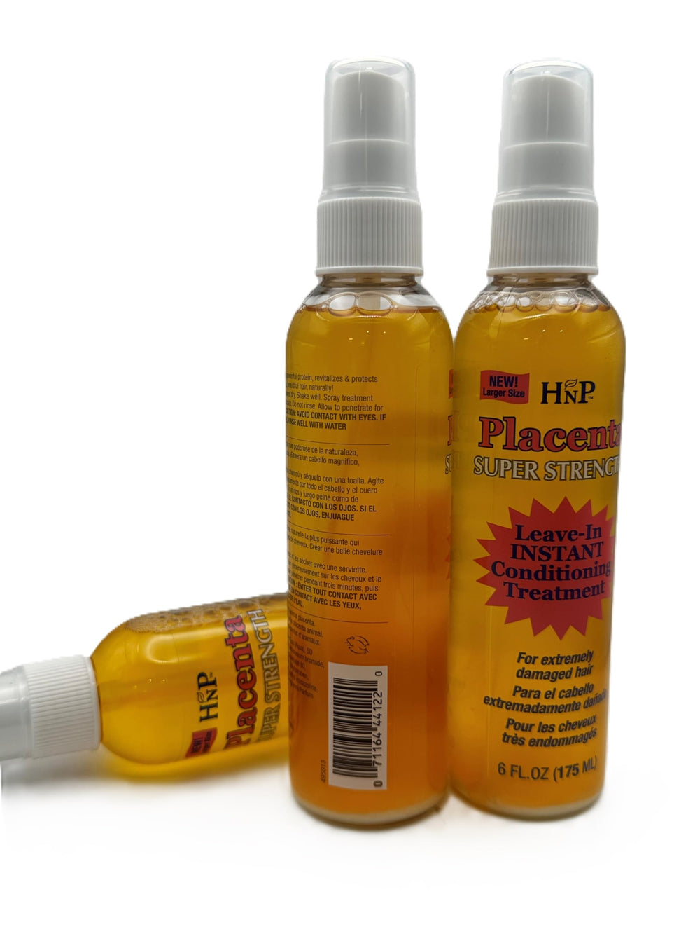 Brillo suave y cabello sedoso con el tratamiento sin enjuague Hask Placenta.