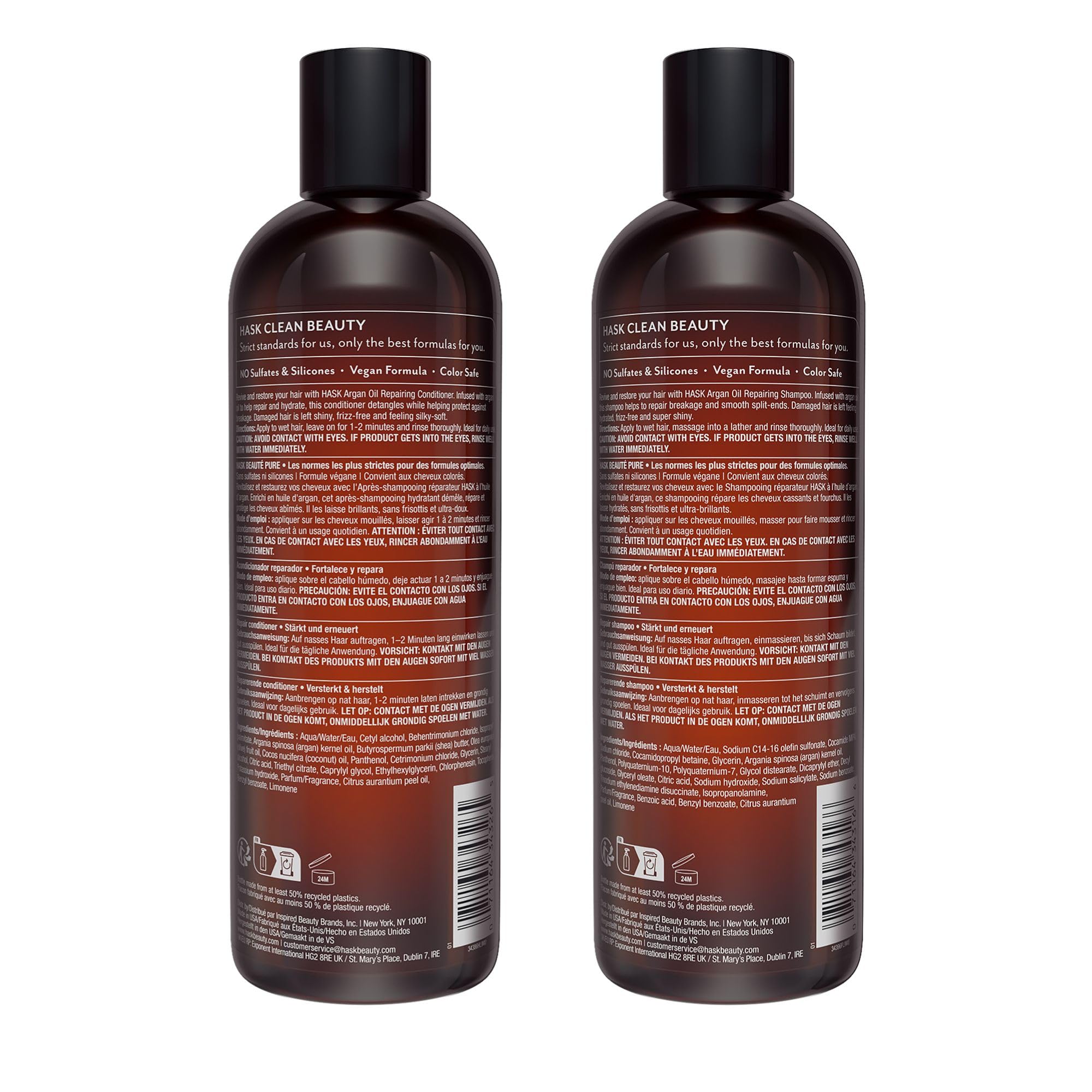 HASK Set de cuidado diario: cuidado constante para el cabello.
