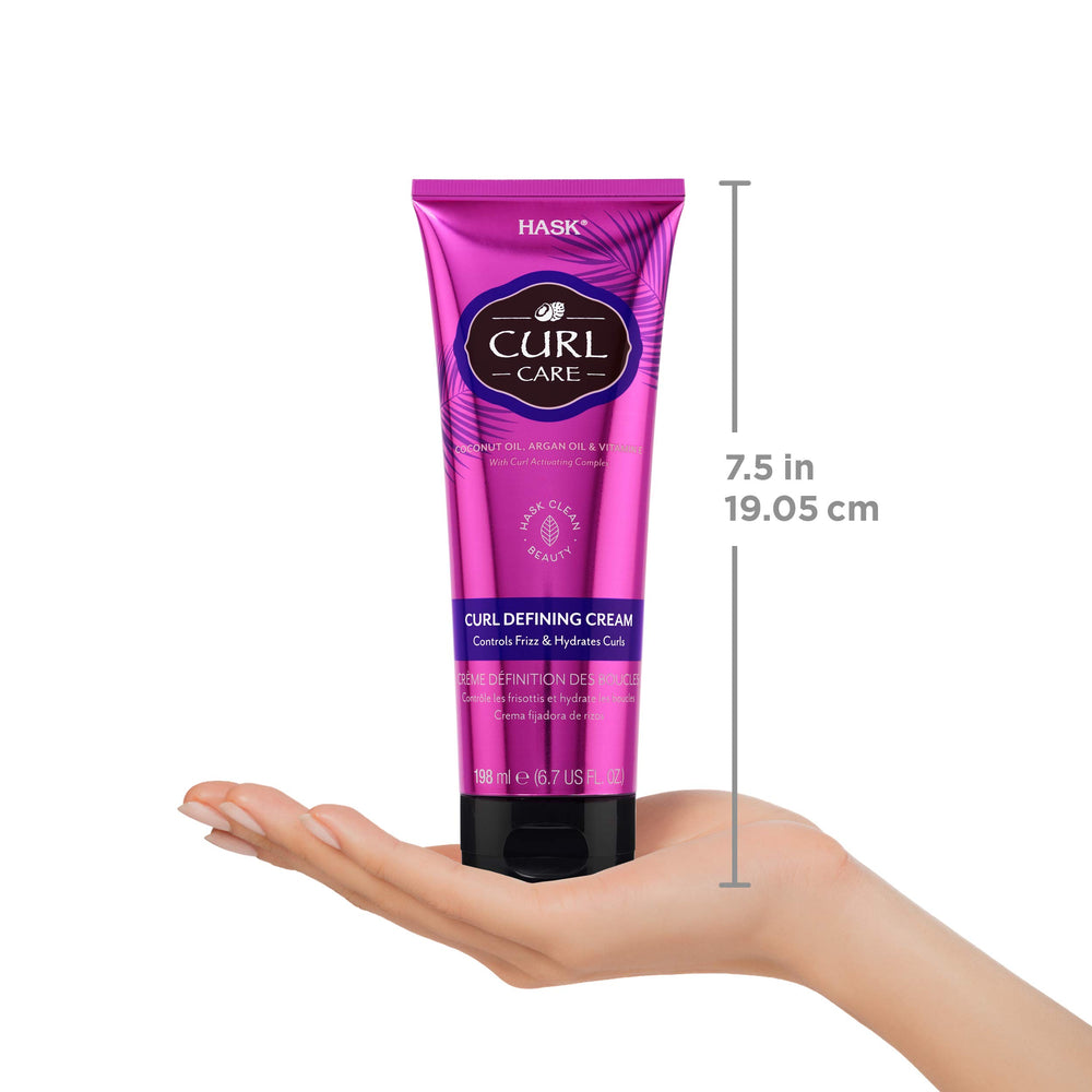 HASK crema definidora, textura sedosa y acabado suave