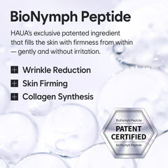 HAUA Bionymph Serum aplicado en la mano para uso diario.