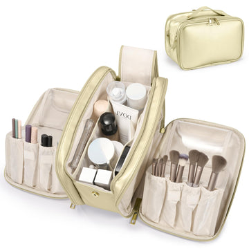 Bolsa HauteHues de viaje con apertura amplia para ver todo rápidamente.