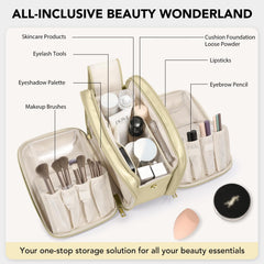 Superficie de PU impermeable HauteHues protege productos durante viajes.