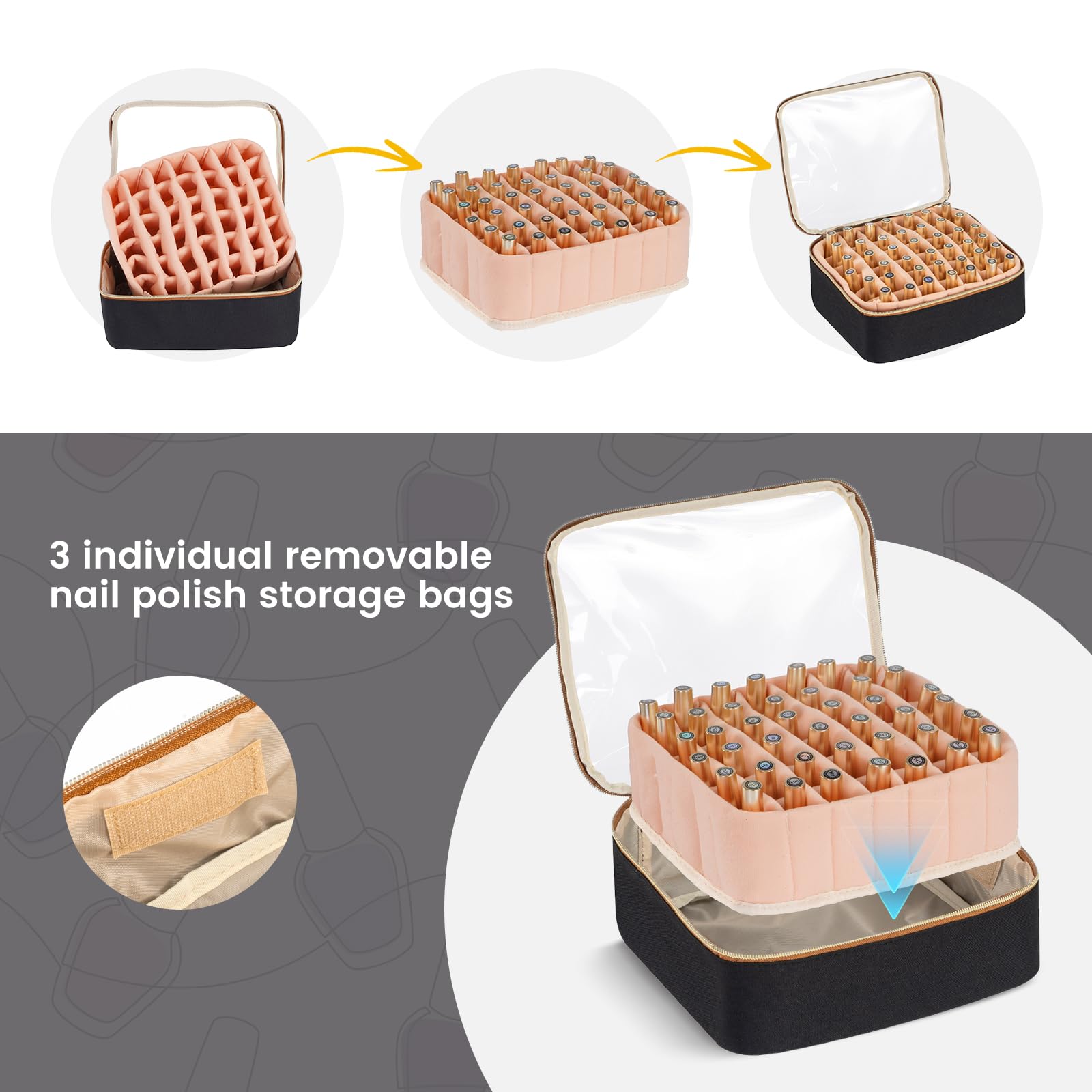 Hautton lámpara para uñas integrada sin accesorios visibles