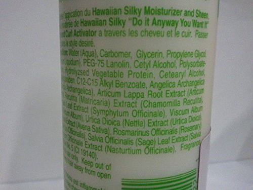 Hawaiian Silky crema activadora presentación de 8 onzas lista para uso.