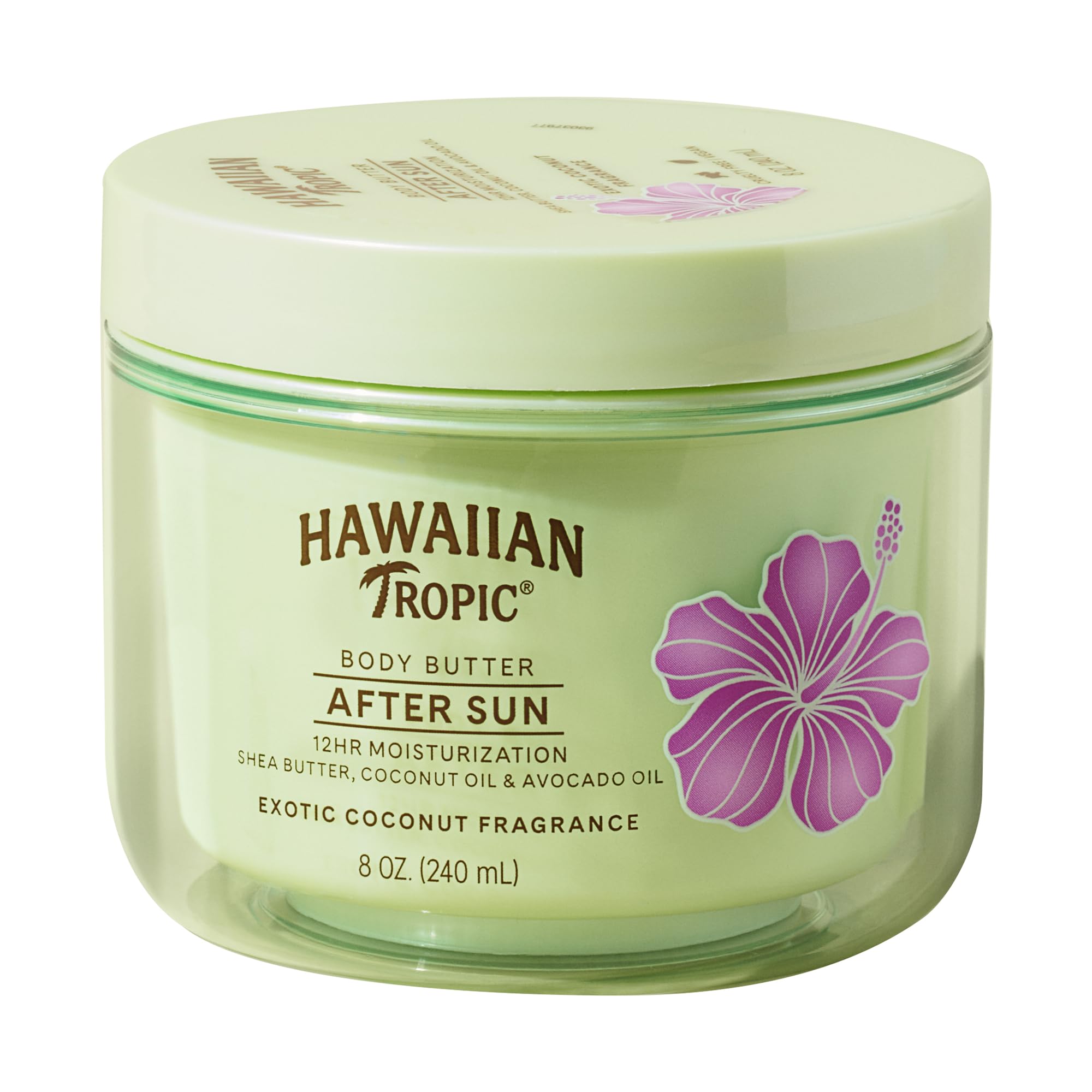 Hawaiian Tropic After Sun Body Butter, hidratación de 12 horas tras la exposición solar.